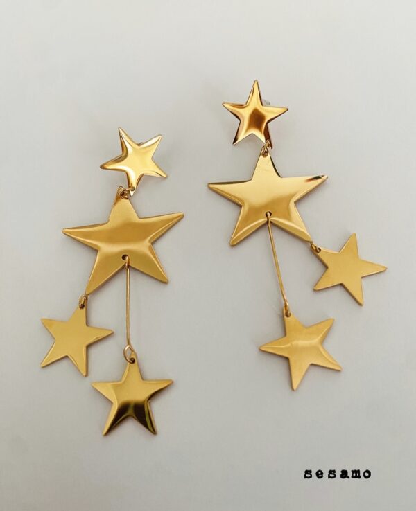 Orecchini mirror stars - immagine 2